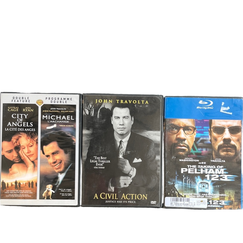 3 disc collection John Travolta